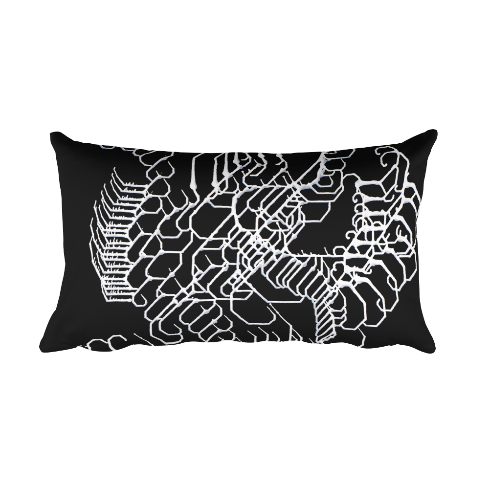 Vibratory Elemental Rectangular Pillow