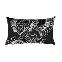 Energetic Elemental Rectangular Pillow