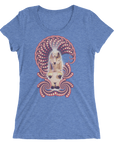 Women's Fractal Labyrinth Tri-blend T-shirt