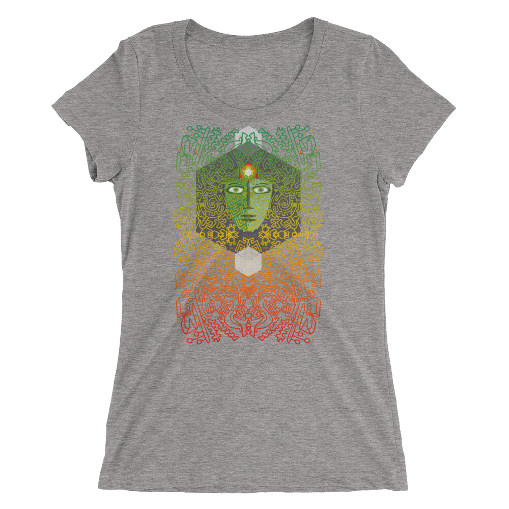 Women's Hexagon Power Tri-blend T-shirt