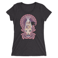Women's Fractal Labyrinth Tri-blend T-shirt