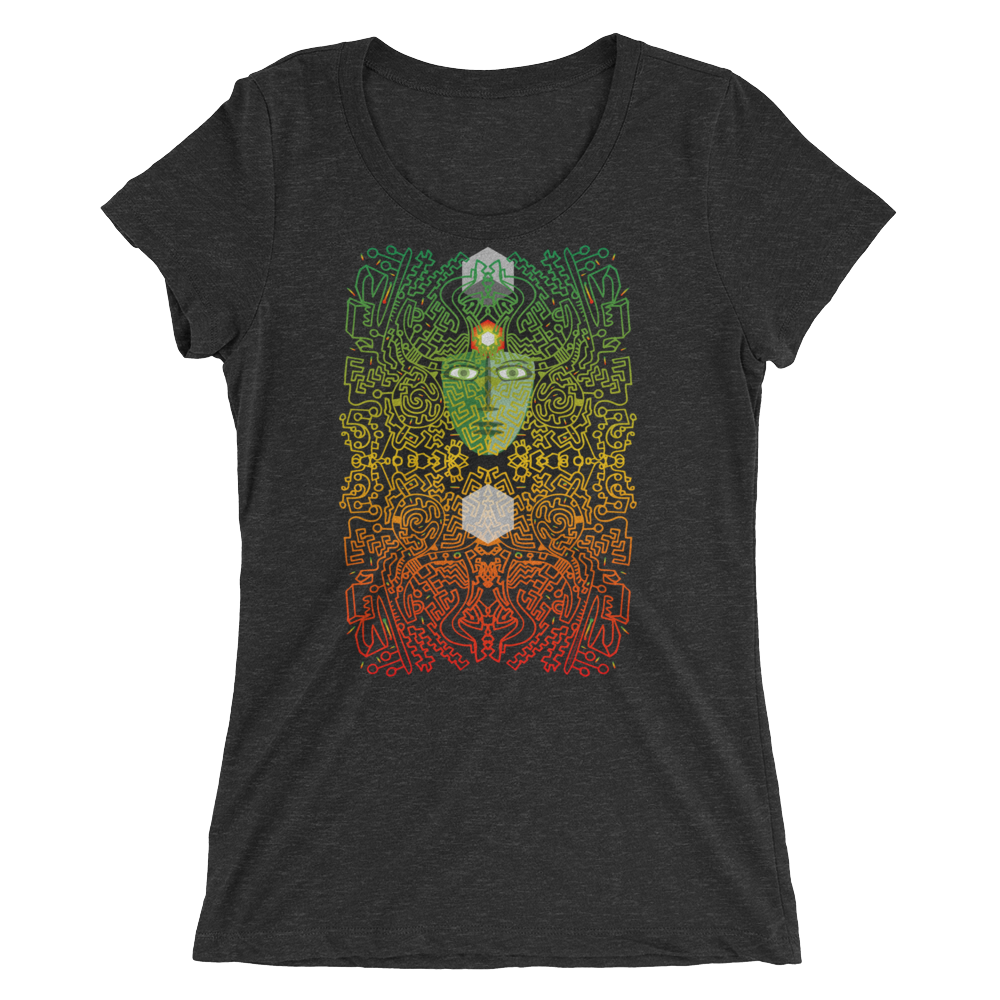 Women's Hexagon Power Tri-blend T-shirt