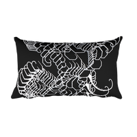 Energetic Elemental Rectangular Pillow