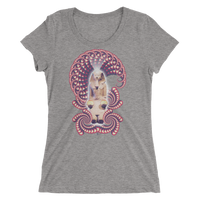 Women's Fractal Labyrinth Tri-blend T-shirt