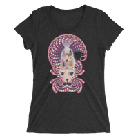 Women's Fractal Labyrinth Tri-blend T-shirt