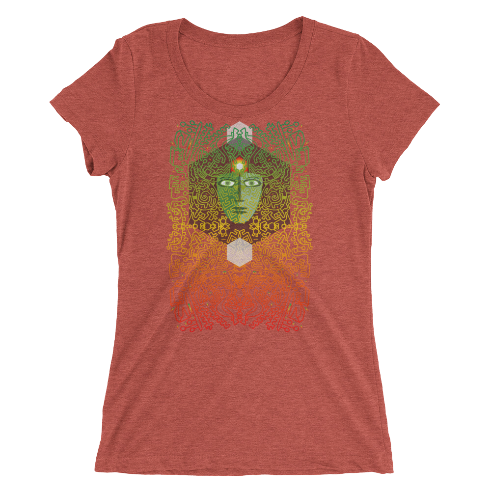 Women's Hexagon Power Tri-blend T-shirt