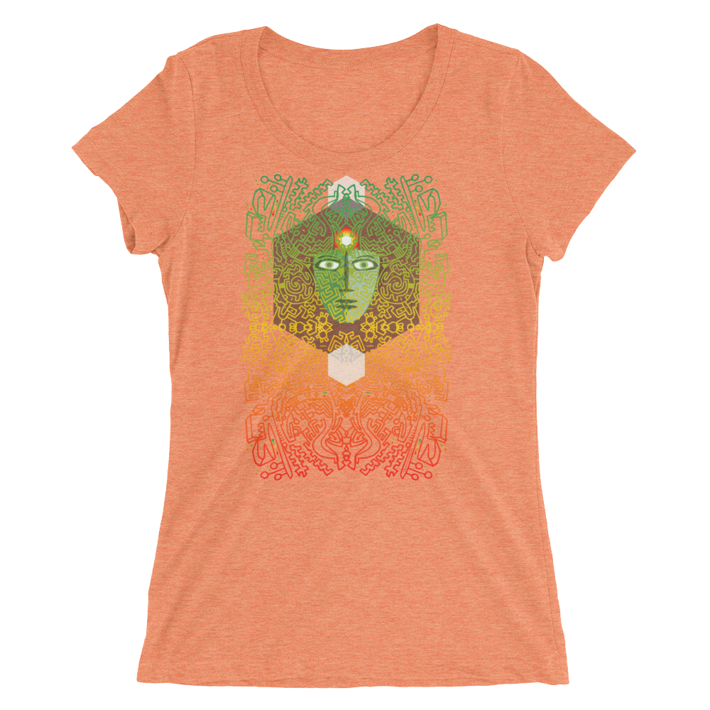 Women's Hexagon Power Tri-blend T-shirt