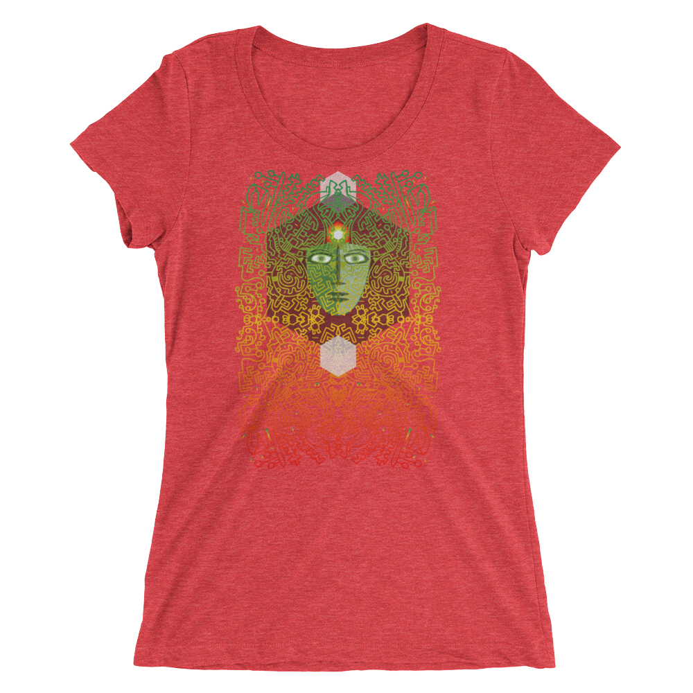 Women's Hexagon Power Tri-blend T-shirt