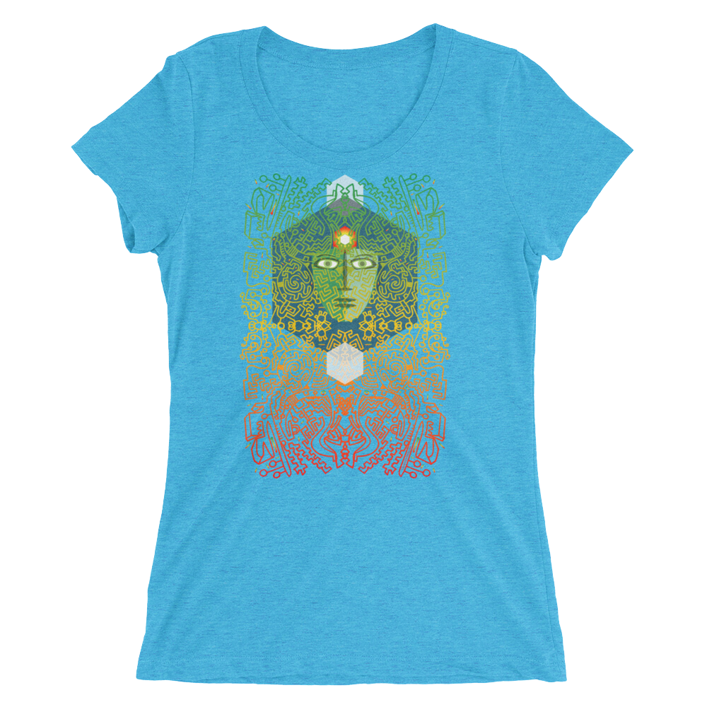 Women's Hexagon Power Tri-blend T-shirt