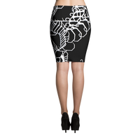 Vibratory Elemental Pencil Skirt