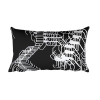 Energetic Elemental Square Pillow