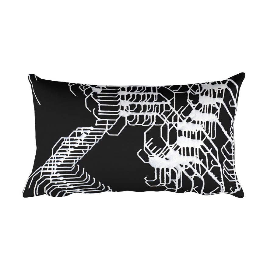 Energetic Elemental Square Pillow