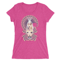Women's Fractal Labyrinth Tri-blend T-shirt