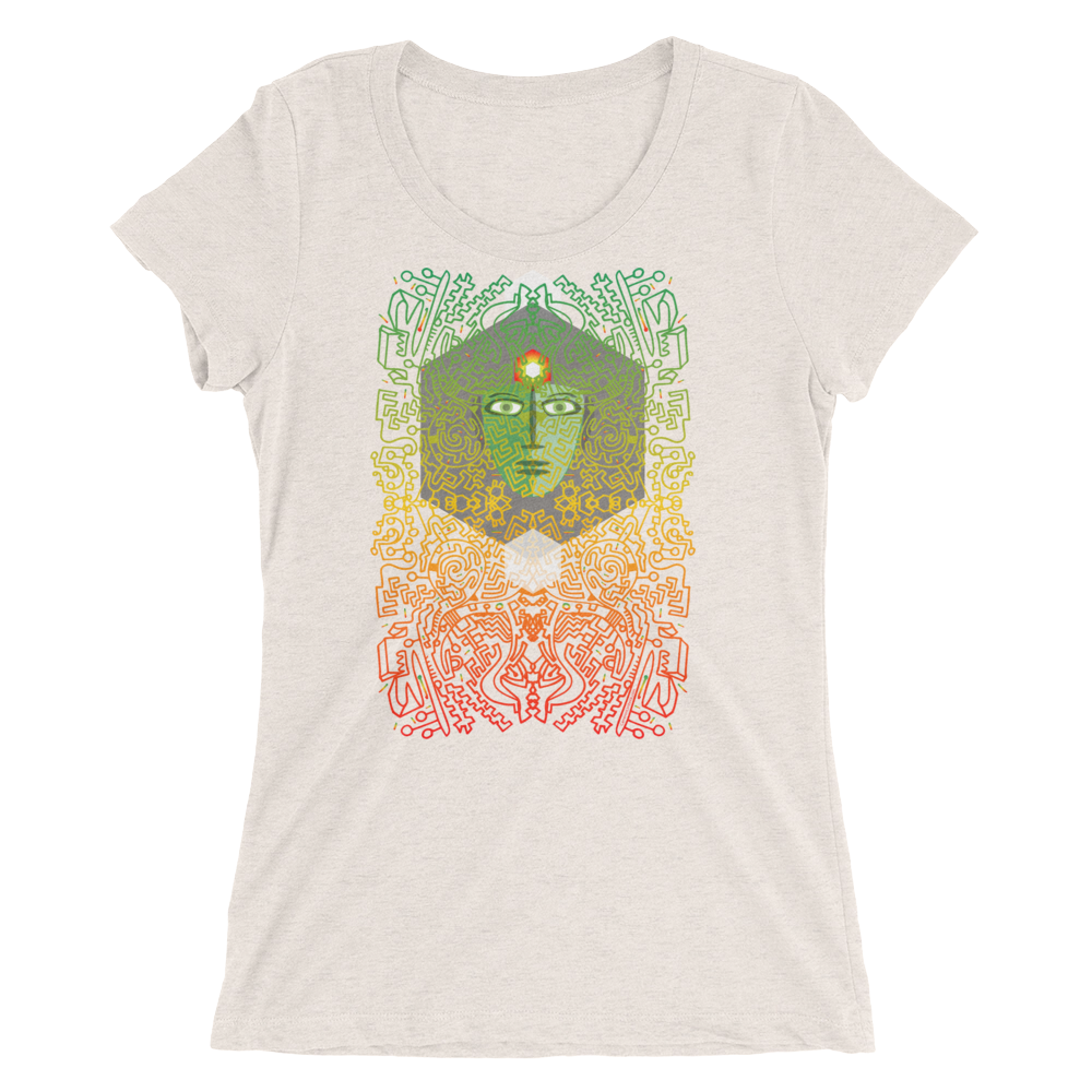 Women's Hexagon Power Tri-blend T-shirt