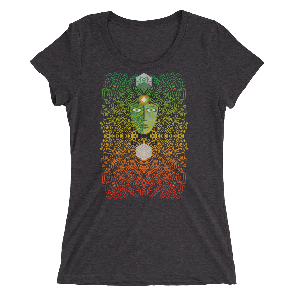Women's Hexagon Power Tri-blend T-shirt