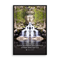 Flow Happens Naturally Framed Poster