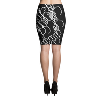 Mental Elemental Pencil Skirt