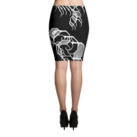 Natural Elemental Pencil Skirt