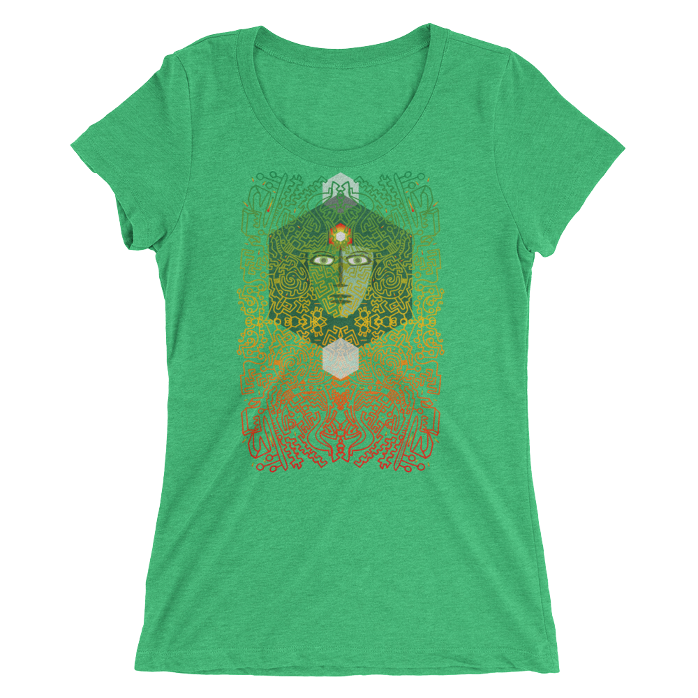 Women's Hexagon Power Tri-blend T-shirt