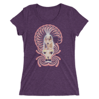 Women's Fractal Labyrinth Tri-blend T-shirt