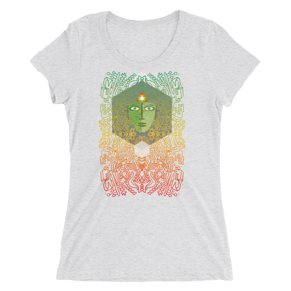 Women's Hexagon Power Tri-blend T-shirt