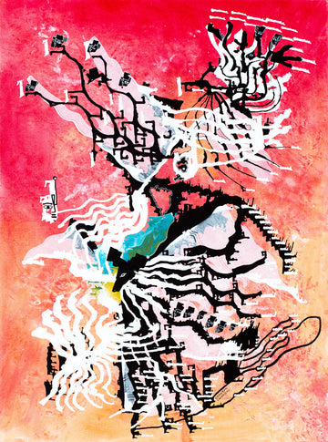 Abstract Vibration by Cameron Limbrick - Acrylic Painting