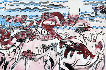 Ancient Dream by Cameron Limbrick - Acrylic Painting