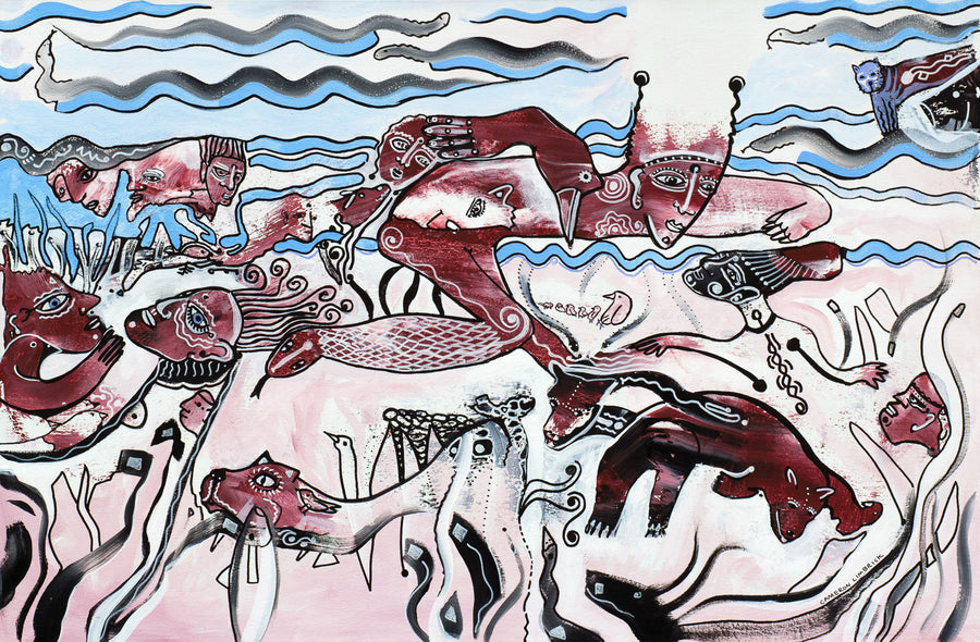 Ancient Dream by Cameron Limbrick - Acrylic Painting