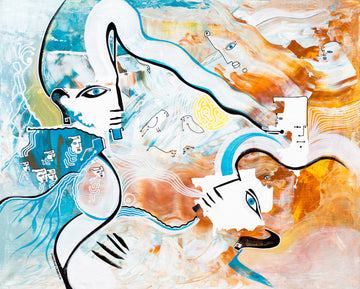Ancient Lifetime by Cameron Limbrick - Acrylic Painting
