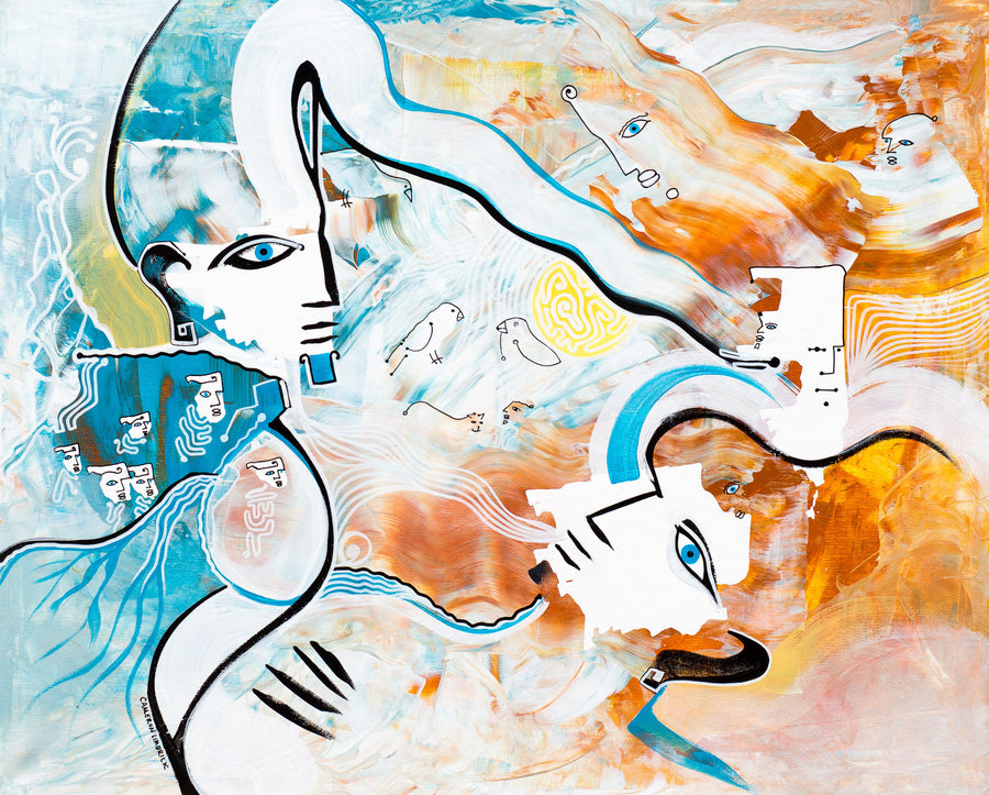 Ancient Lifetime by Cameron Limbrick - Acrylic Painting