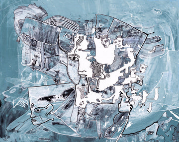 Ancient Thoughts by Cameron Limbrick - Acrylic Painting