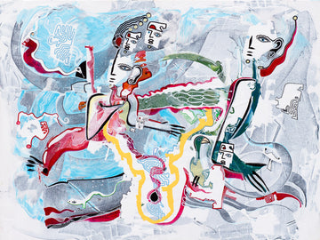 Angels About You by Cameron Limbrick - Acrylic Painting