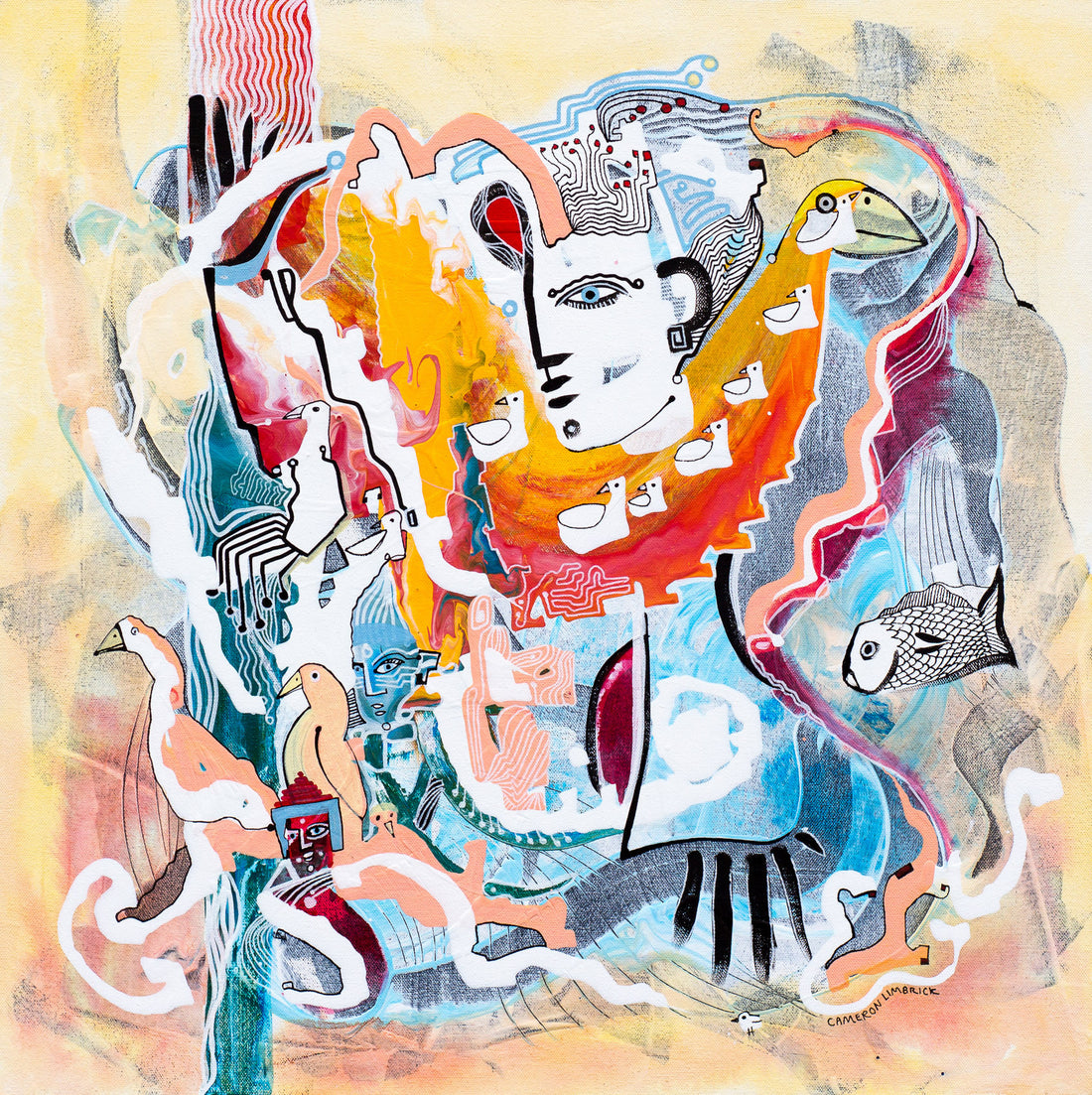 As Above So Below by Cameron Limbrick - Acrylic Painting
