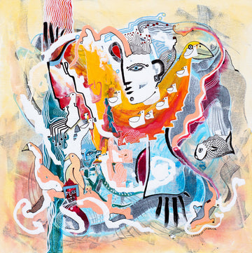 As Above So Below by Cameron Limbrick - Acrylic Painting