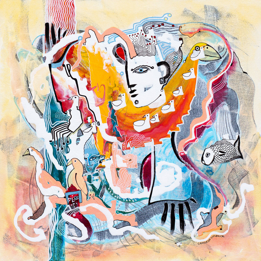 As Above So Below by Cameron Limbrick - Acrylic Painting
