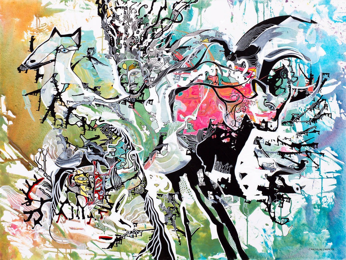 Astral Revelation by Cameron Limbrick - Acrylic Painting
