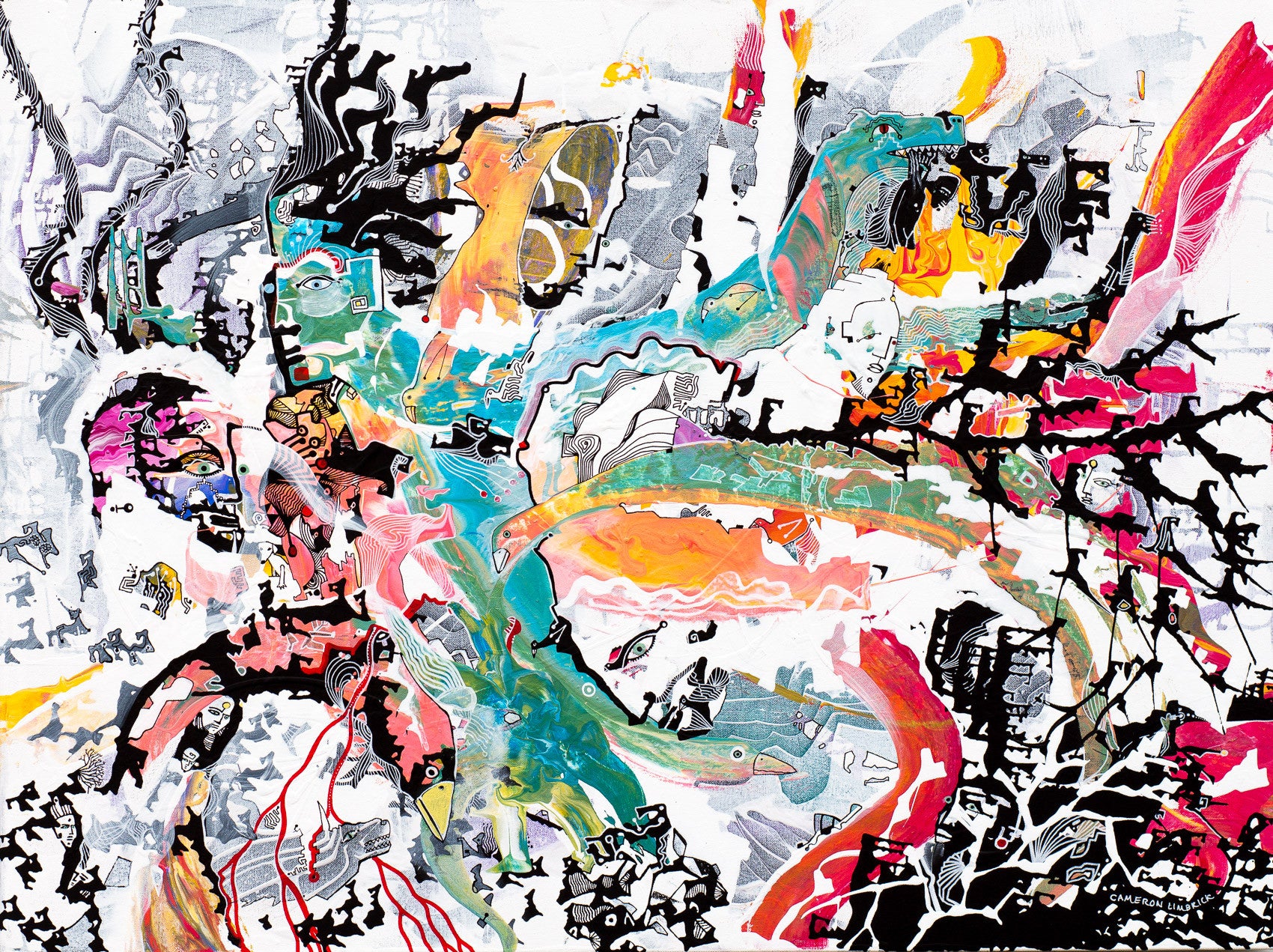 Astral Vision by Cameron Limbrick - Acrylic Painting