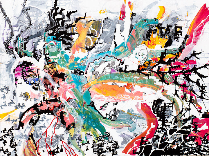 Astral Vision by Cameron Limbrick - Acrylic Painting