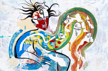 Body Illusion by Cameron Limbrick - Acrylic Painting