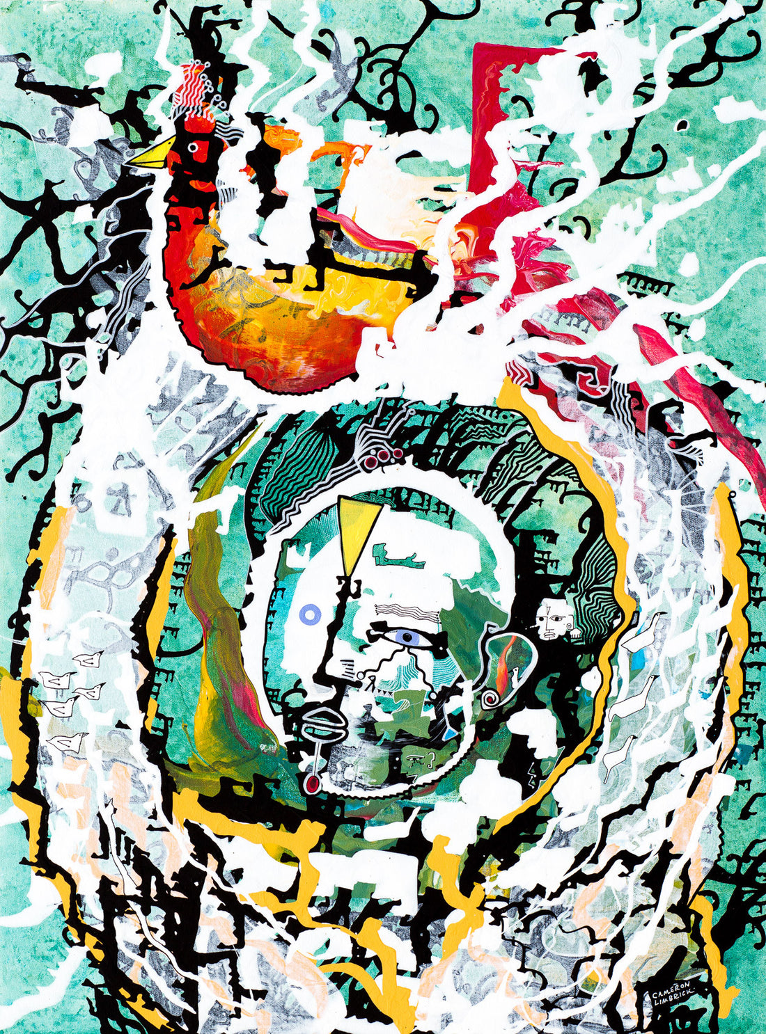 Circuit by Cameron Limbrick - Acrylic Painting