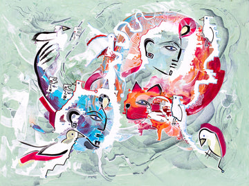 Companions by Cameron Limbrick - Acrylic Painting