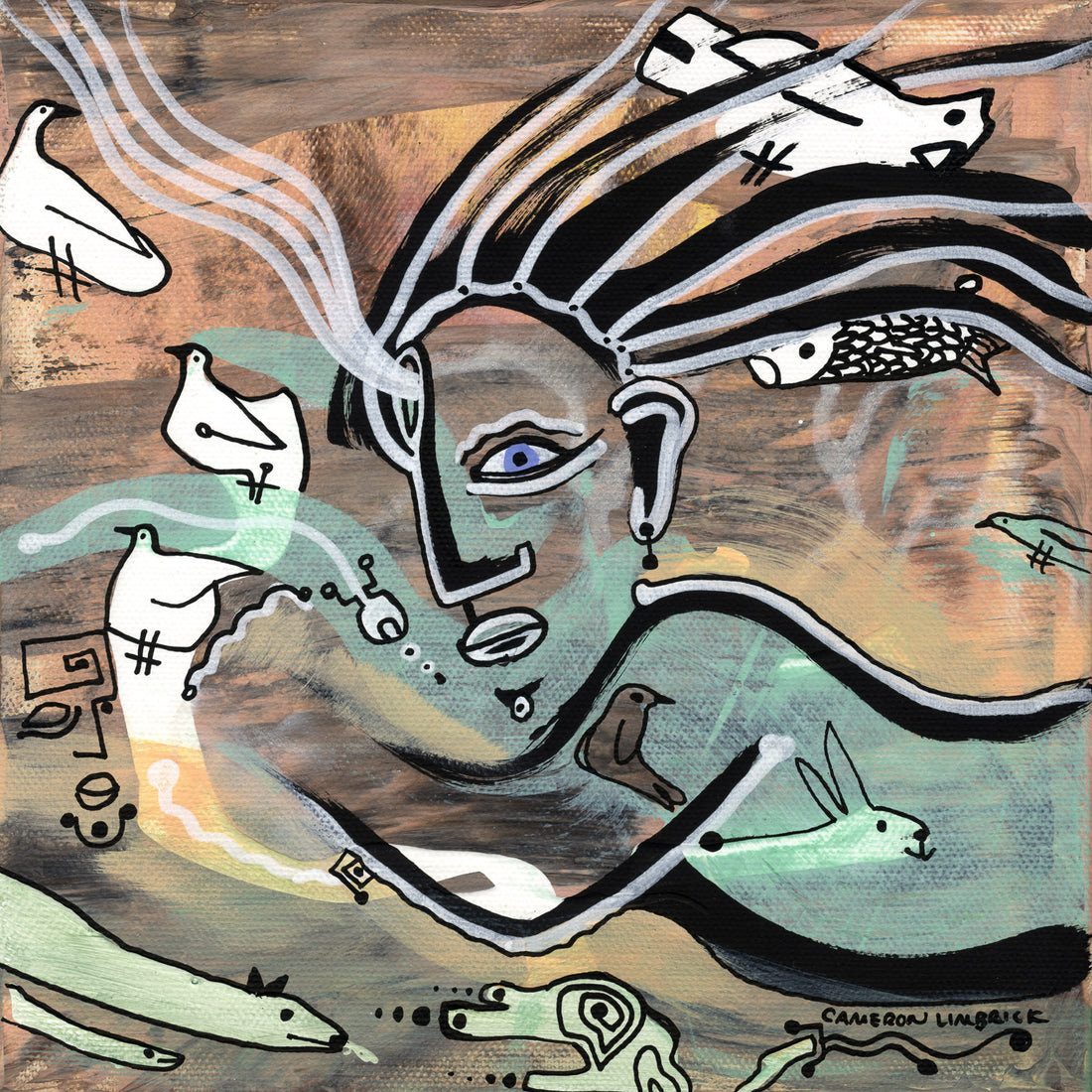 Dream 11 by Cameron Limbrick - Acrylic Painting