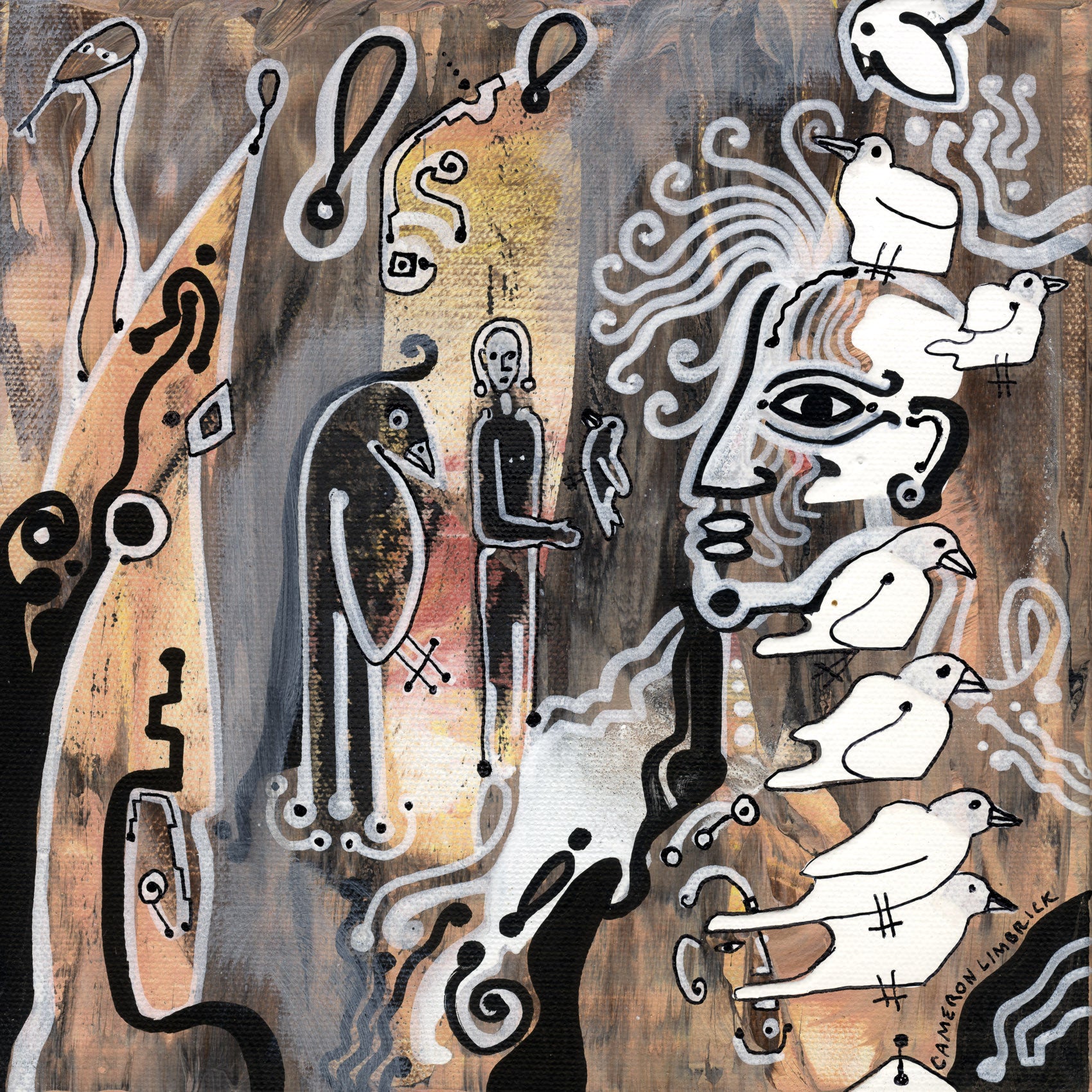 Dream 12 by Cameron Limbrick - Acrylic Painting