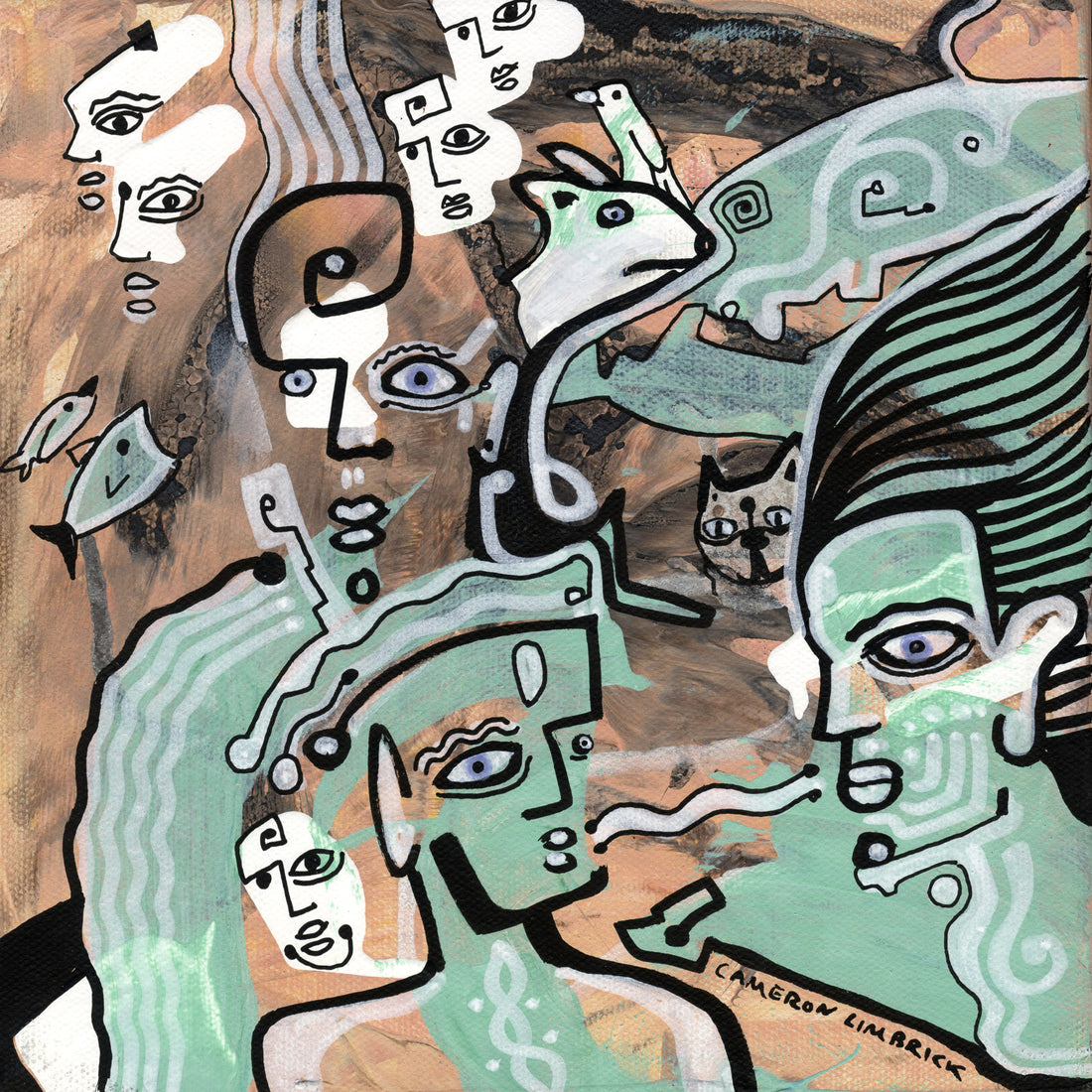 Dream 14 by Cameron Limbrick - Acrylic Painting