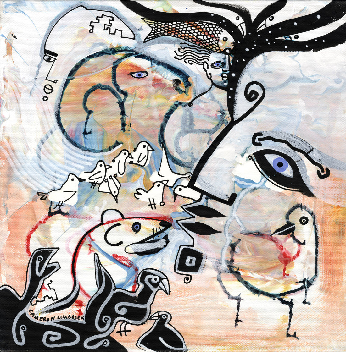 Dream 6 by Cameron Limbrick - Acrylic Painting