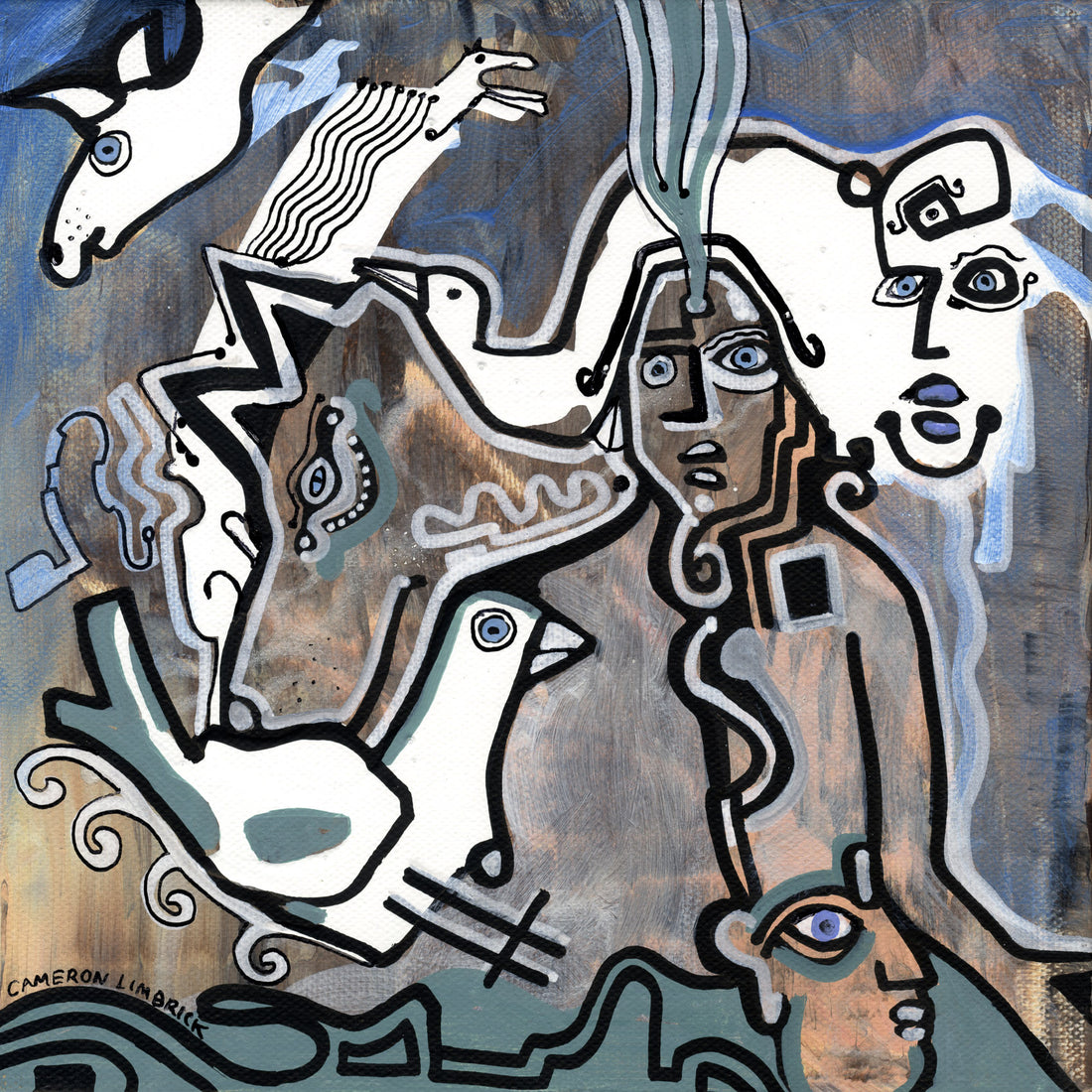 Dream 9 by Cameron Limbrick - Acrylic Painting