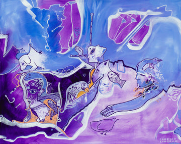 Dream Cavern by Cameron Limbrick - Acrylic Painting