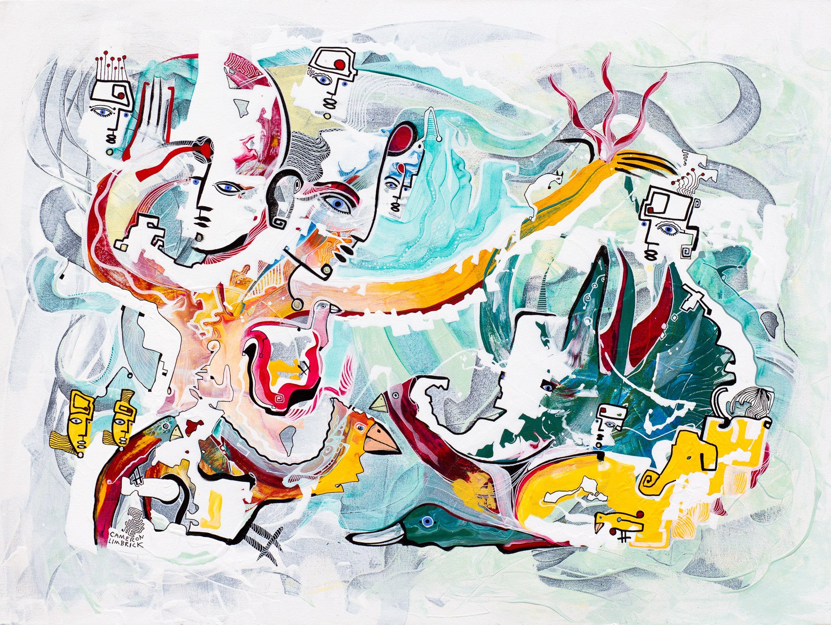 Dream Theme by Cameron Limbrick - Acrylic Painting