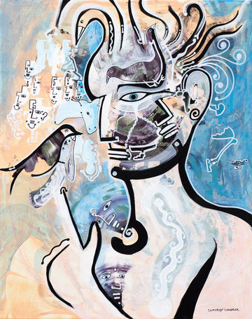 Dual Vision by Cameron Limbrick - Acrylic Painting