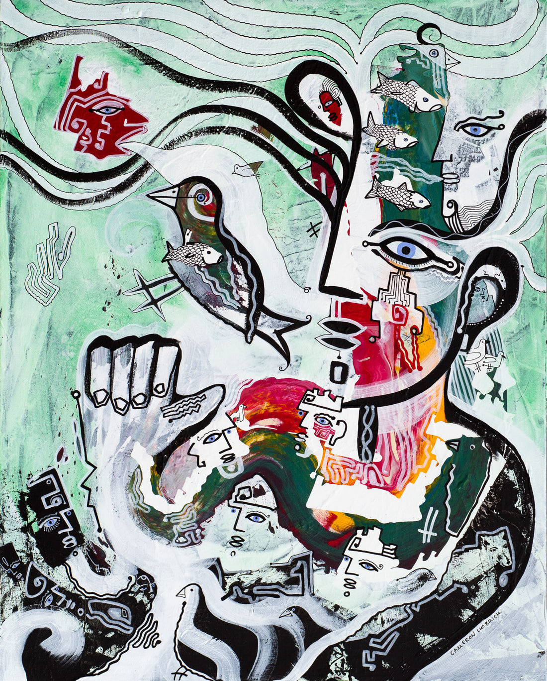 Emergence by Cameron Limbrick - Acrylic Painting